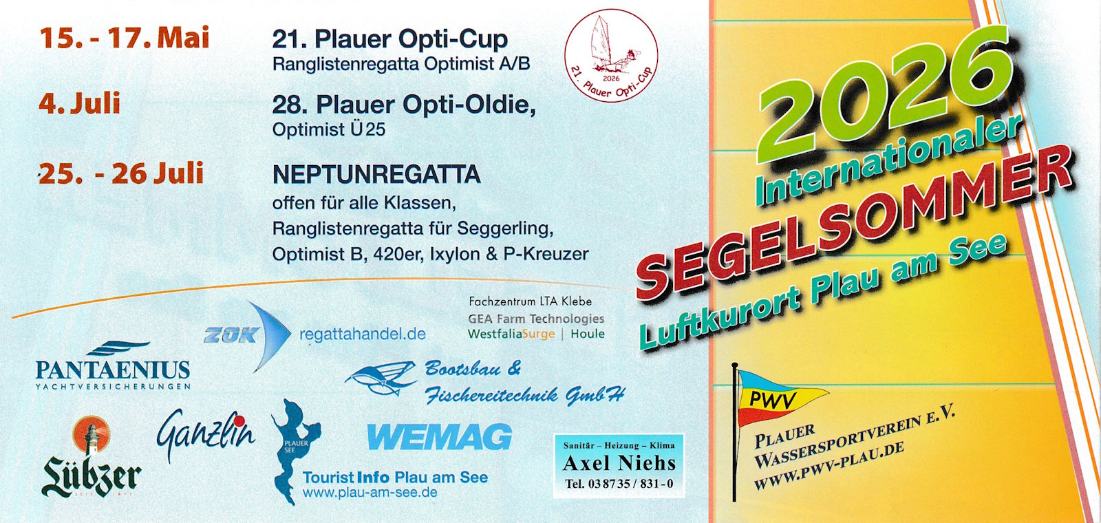 Sponsoring Segelsommer 2026